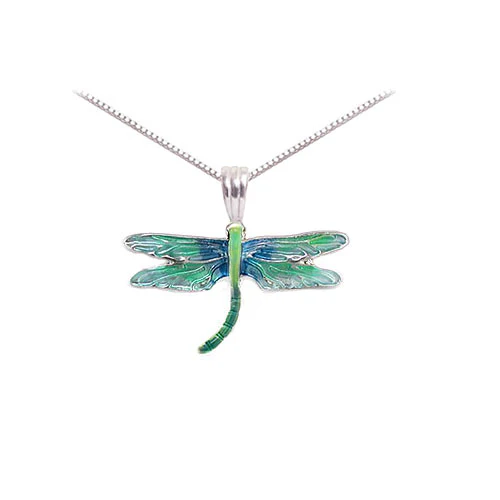 Turquoise Dragonfly Stud Earrings - Image 3