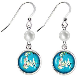 Blossoming Almond Tree Van Gogh Earrings - Image 5