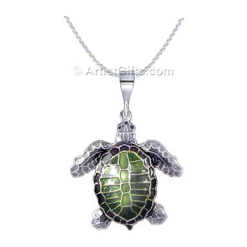 Olive Ridley Sea Turtle Earrings - Image 3