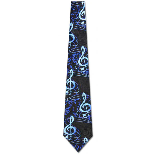 Musical Blues Music Necktie