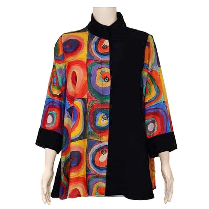 Kandinsky Color Study Art Swing Top - Image 3