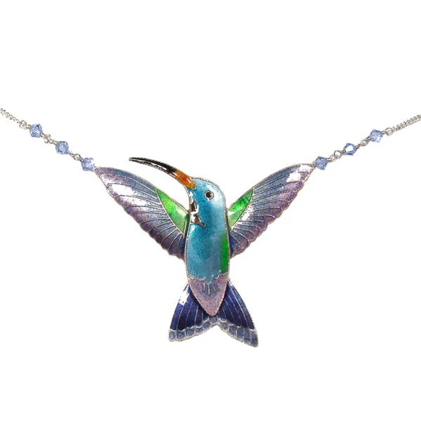 Broad Billed Hummingbird Post Earrings - Image 3