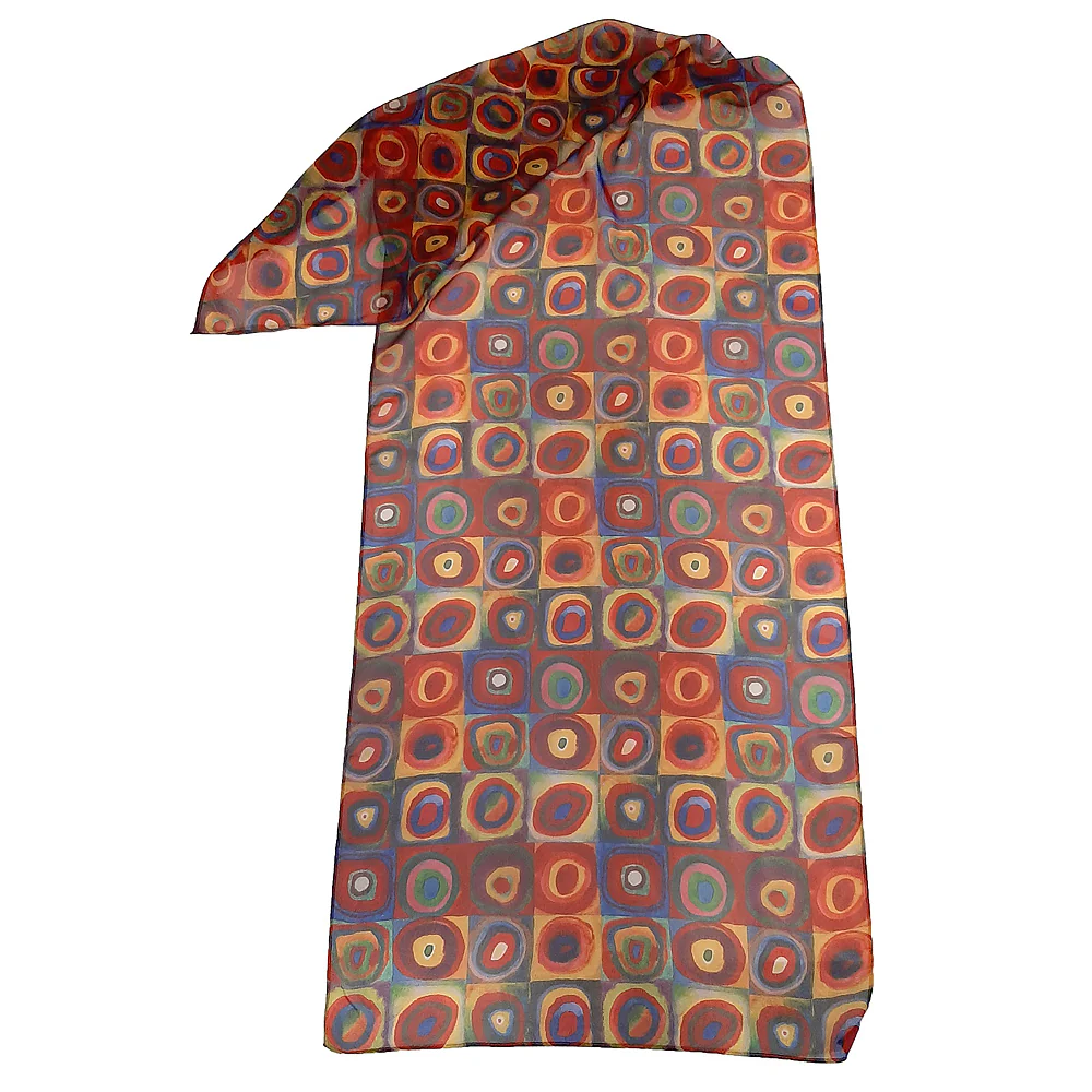 Kandinsky Color Study Art Scarf - Image 2