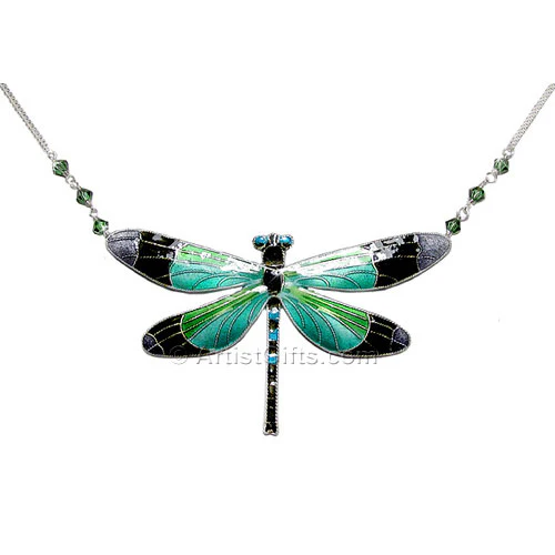 Gossamer Wing Dragonfly Earrings - Image 3