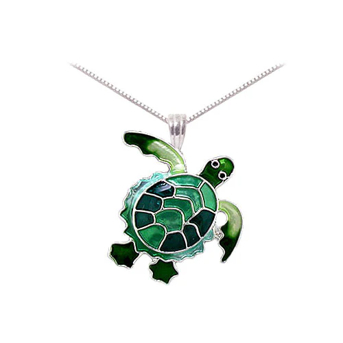 Green Sea Turtle Earrings - Image 3