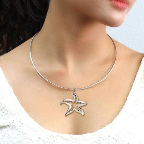 Handcrafted Sterling Silver Starfish Pendant - Celestial Ocean Jewelry - Image 4