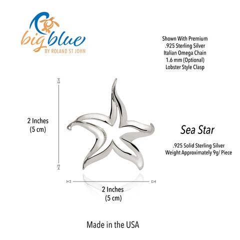 Handcrafted Sterling Silver Starfish Pendant - Celestial Ocean Jewelry - Image 5