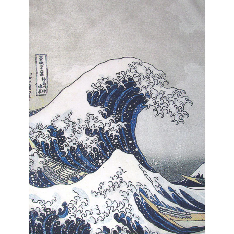 Hokusai The Great Wave Silk Scarf - Image 3