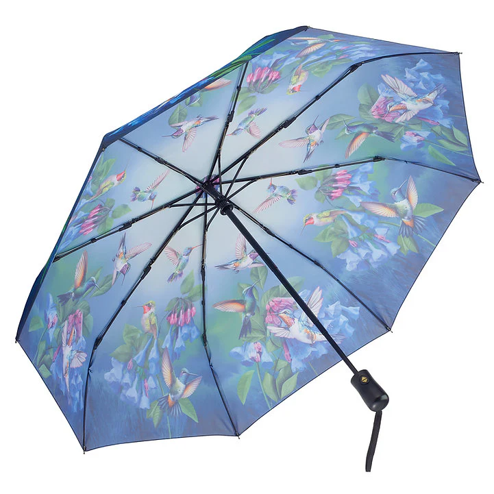 Hummingbird Folding Art Umbrella - Image 3