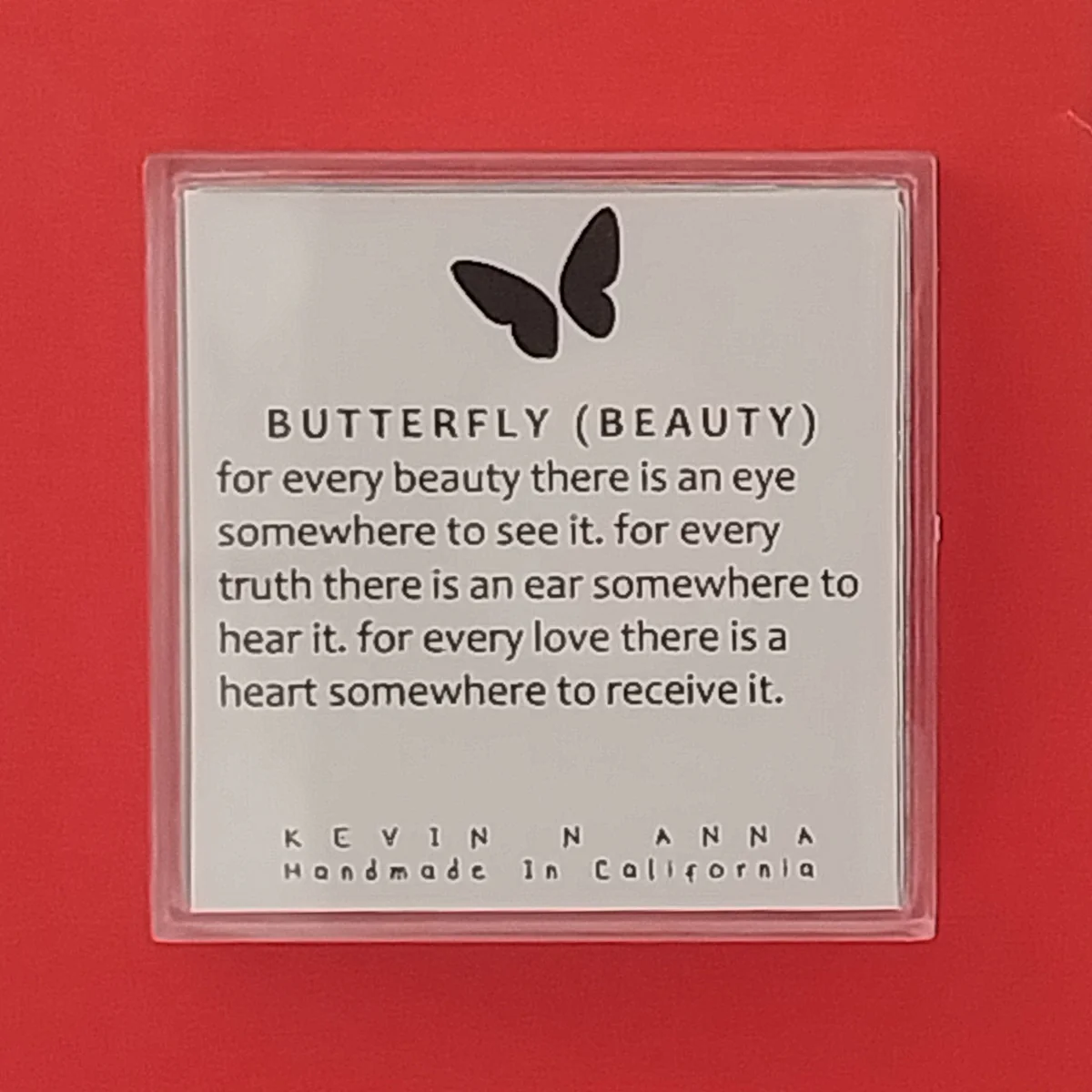 Inspirational Sterling Silver Butterfly Necklace - Image 4