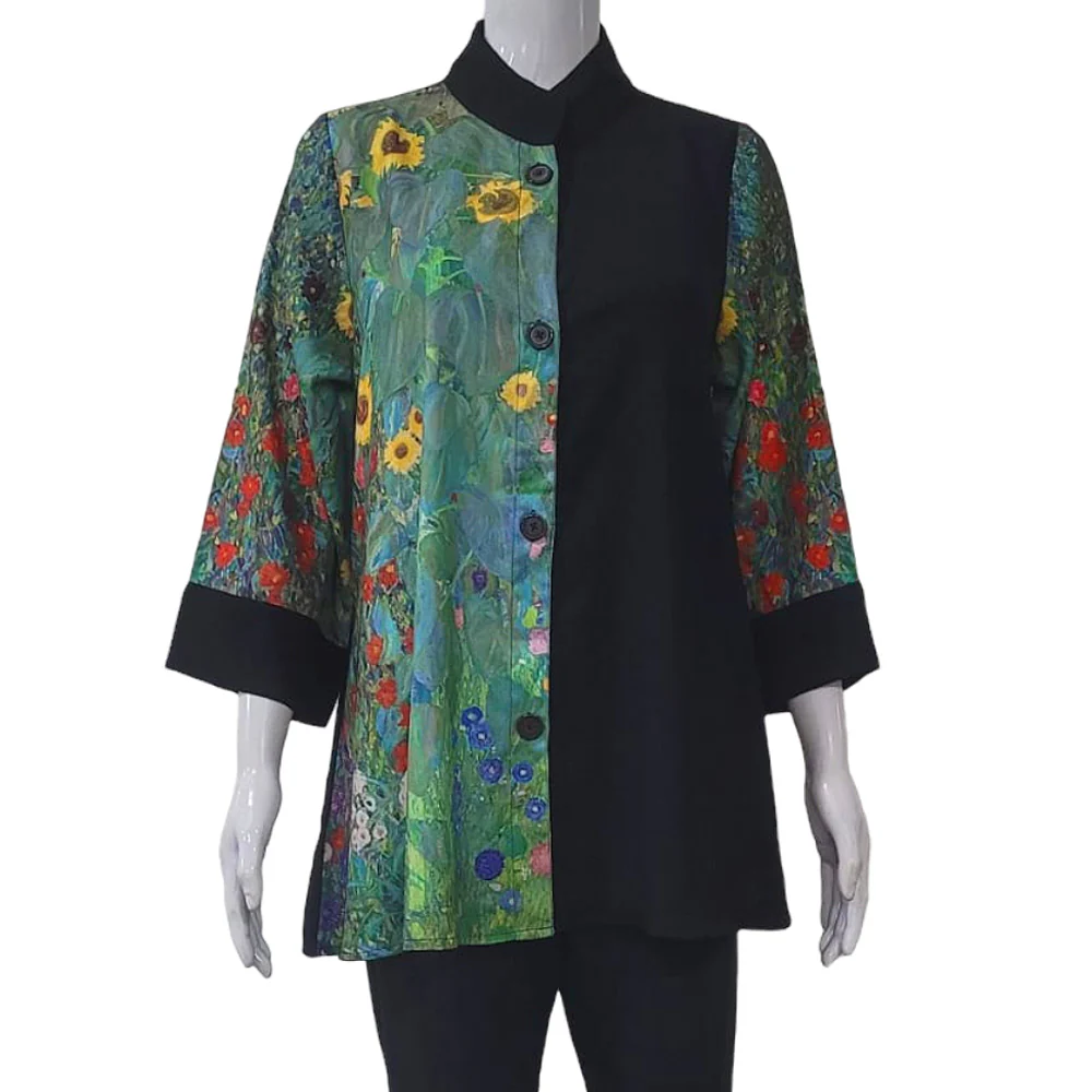 Klimt Country Garden Swing Art Top - Image 2