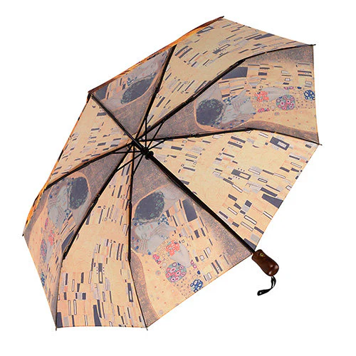 Klimt The Kiss Folding Art Umbrella - Image 3