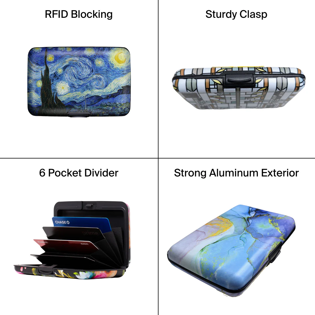 Laurel Burch Fantasticats Armored Wallet - RFID Blocking Security with Artistic Design - Image 4