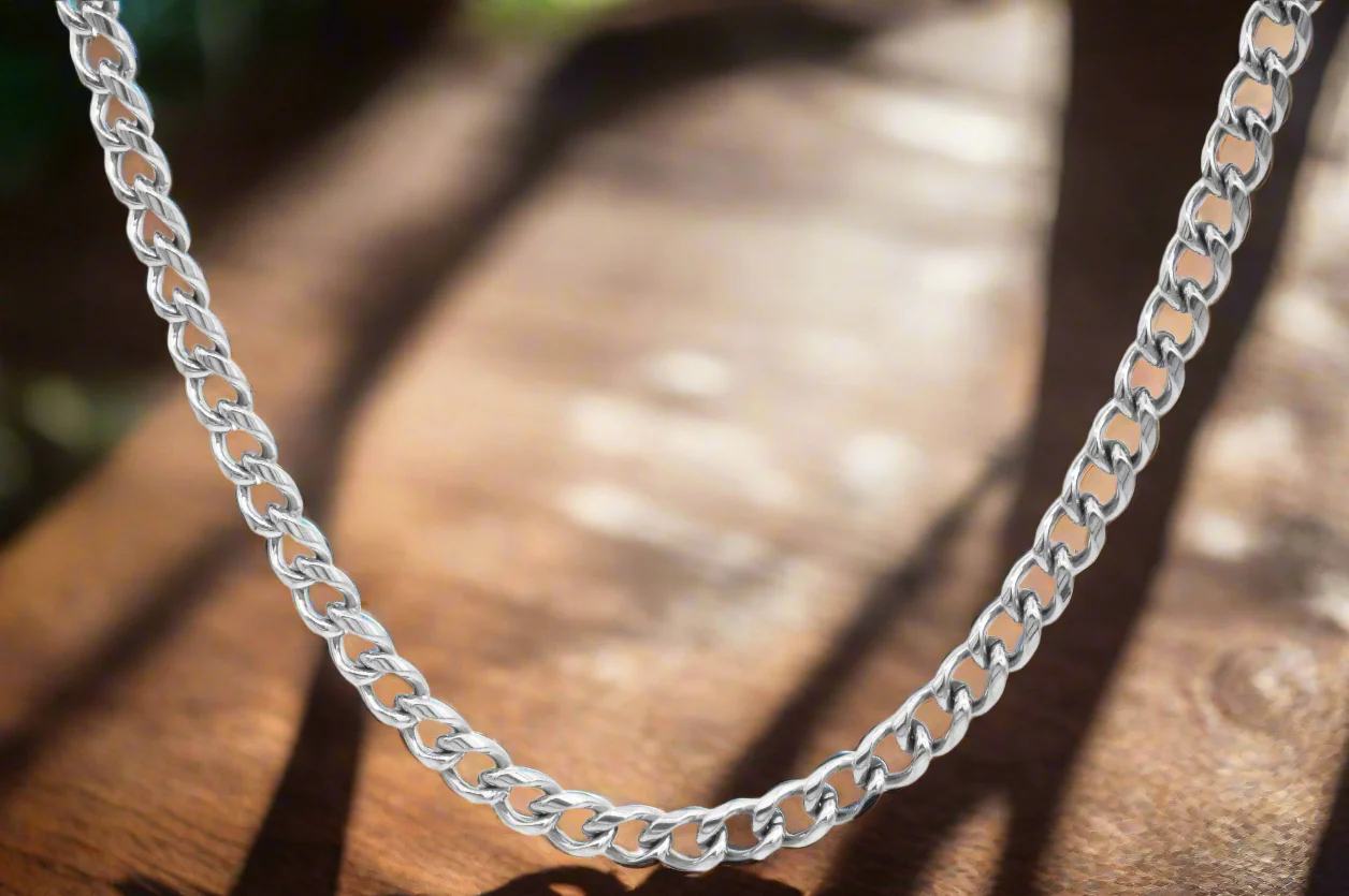 Men's 5mm Stainless Steel Miami Cuban Link Chain Necklace - Urban Luxury