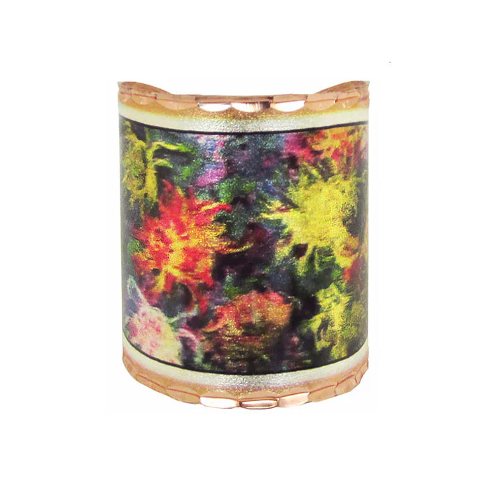 Monet Chrysanthemum Cuff Bracelet - Image 4