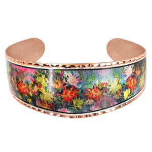 Monet Chrysanthemum Cuff Bracelet - Image 5
