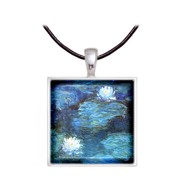 Monet 1899 Water Lilies Earrings - Image 3