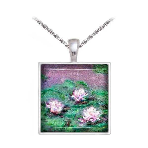 Monet 1905 Water Lily Earrings - Image 3
