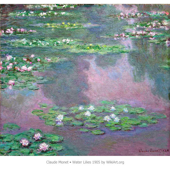 Monet 1905 Water Lily Earrings - Image 4