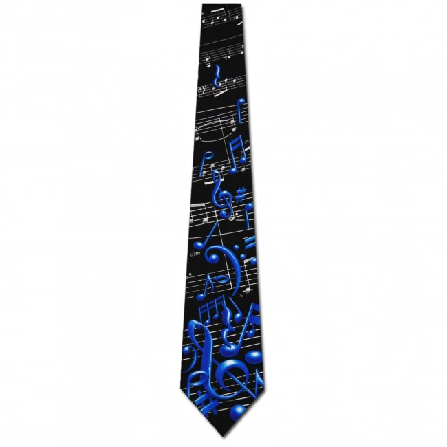 Music Theme Necktie