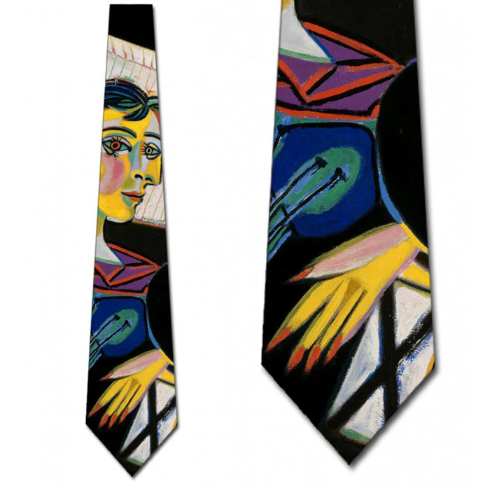 Picasso Art Necktie - Dora Maar - Image 2