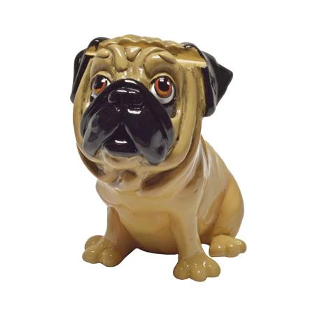 Tan Pug Dog Eyeglass Holder - Image 2