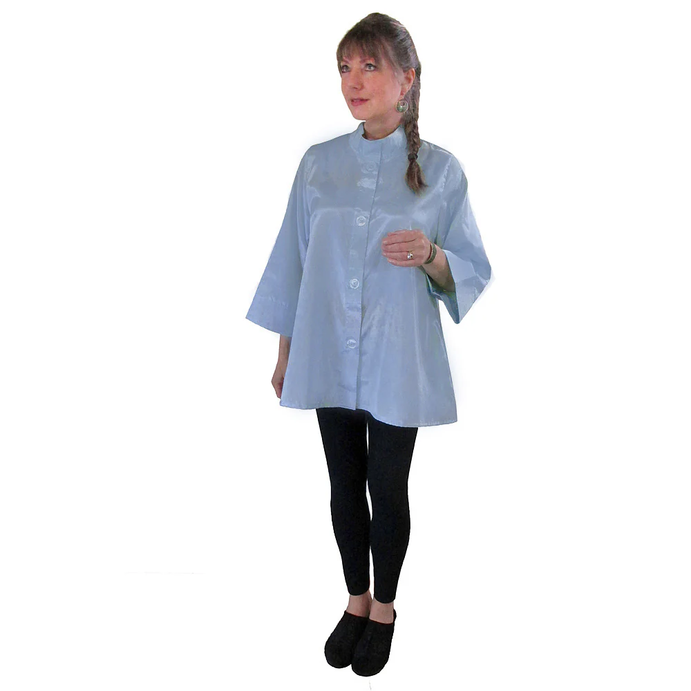 X - Reversible Sky Blue/Light Blue Swing Top - Clearance - Image 3