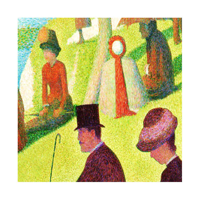 Seurat Sunday Afternoon Art Necktie - Image 2