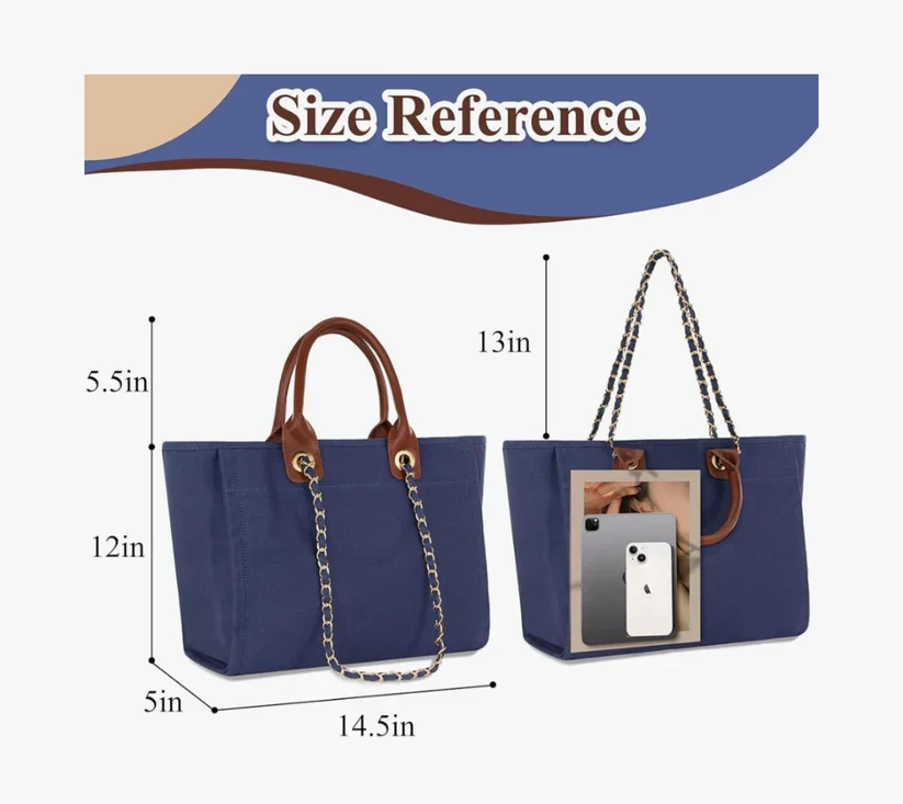 Silver Bloom – Hand Painted Gray Canvas Purse - Image 5