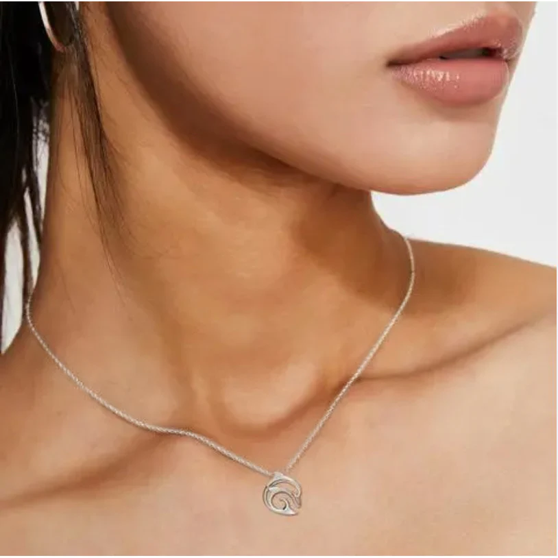 Flipper Silver Dolphin Necklace - Image 2