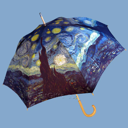Starry Night Van Gogh Umbrella - Image 2