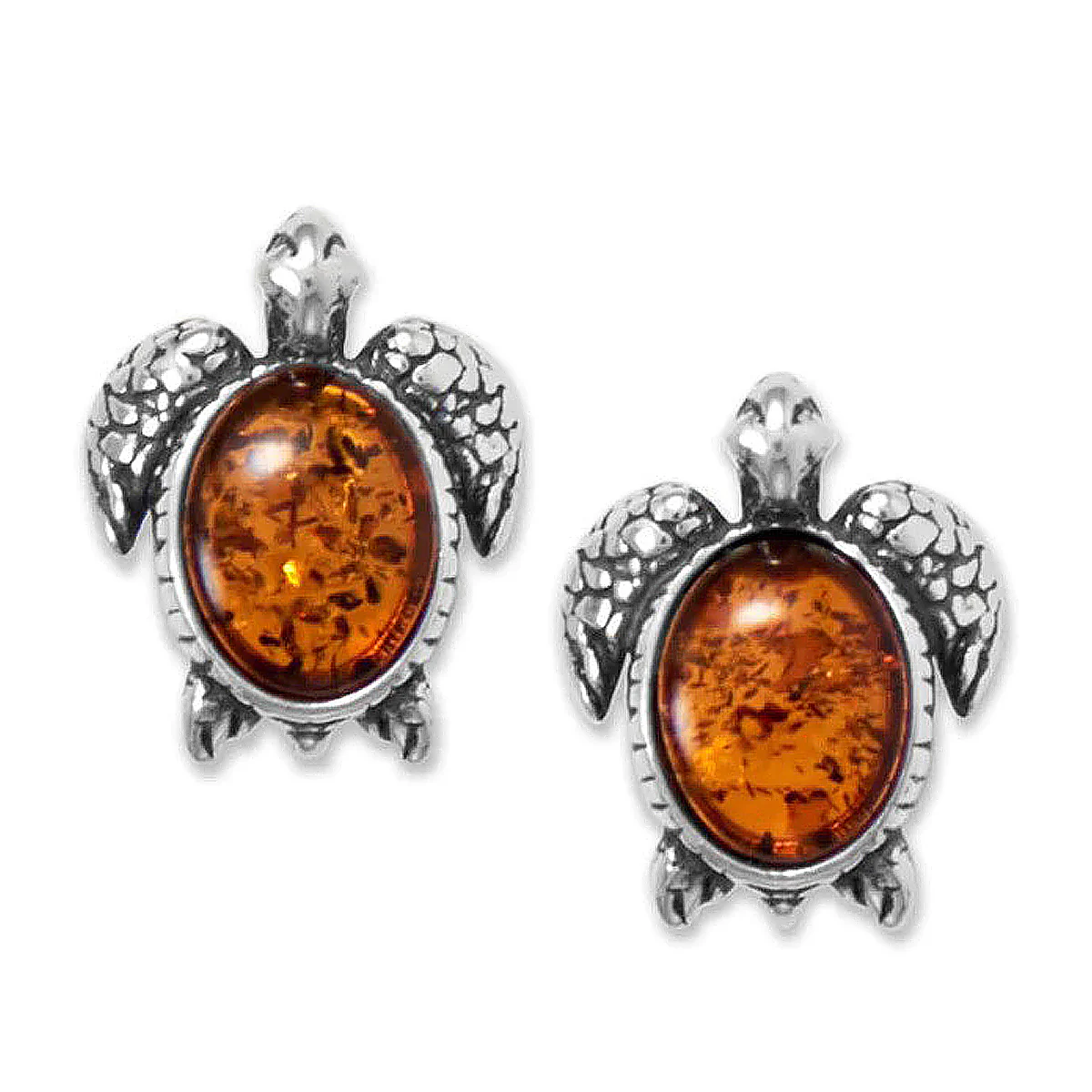 Amber Sea Turtle Necklace - Image 3