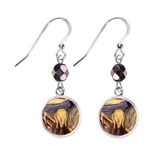 The Scream Art Glass Necklace - Image 4