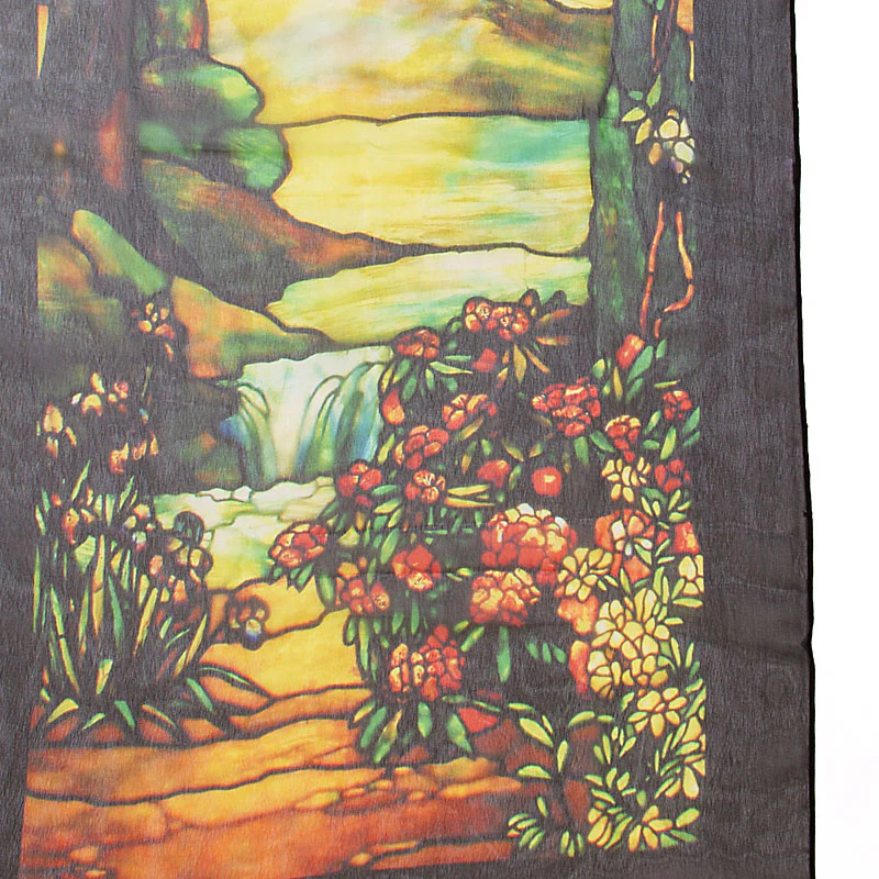 Tiffany Art Chiffon Scarf - Image 3