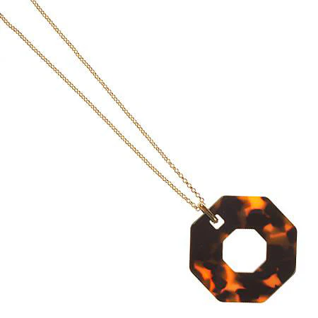 Tortoise Shell Eyeglass Necklace