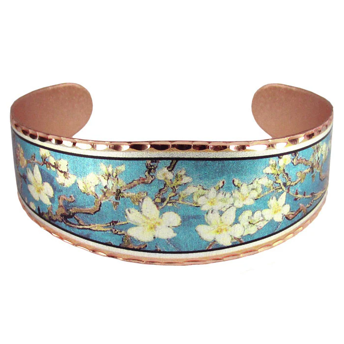 Van Gogh Blossoming Almond Tree Earrings - Image 3