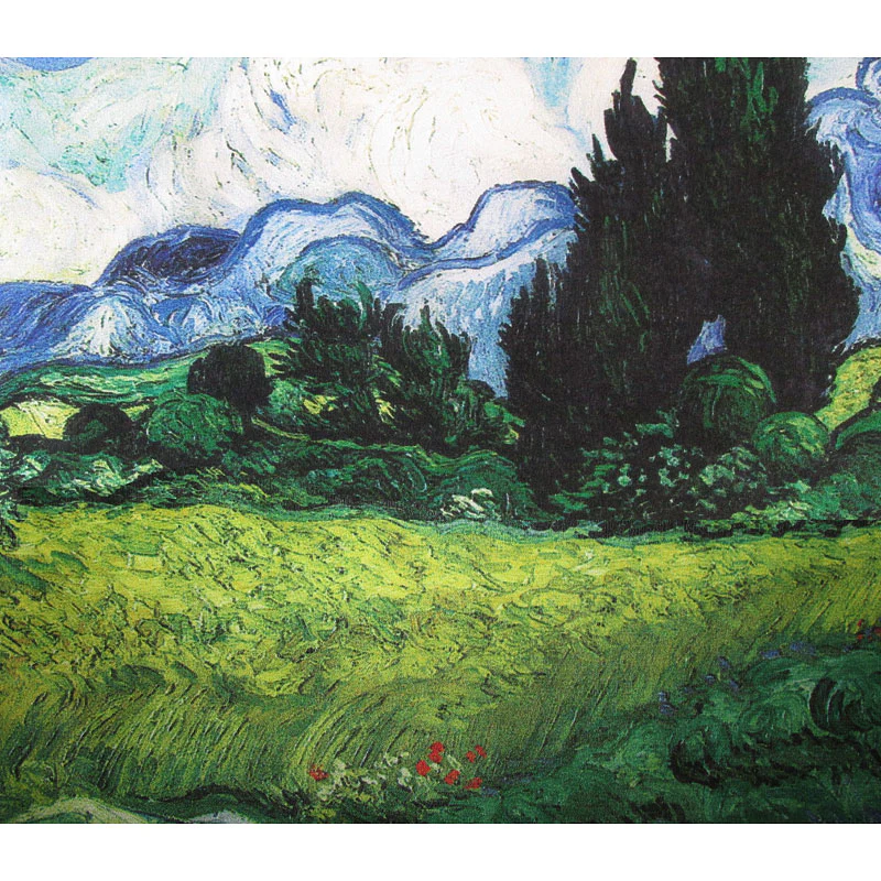 Van Gogh Cypress Silk Scarf - Image 3