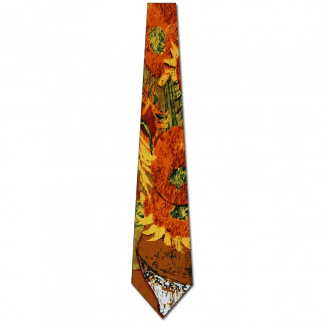 Vincent Van Gogh Sunflowers II Art Necktie