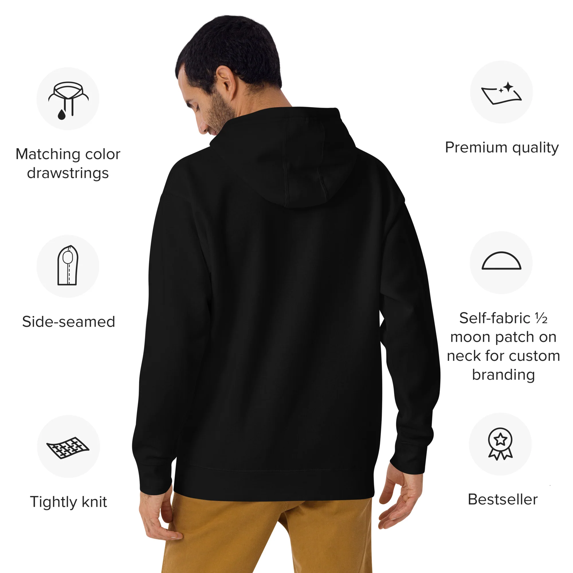 Vincent Van Growl Starry Night Unisex Hoodie - Image 8