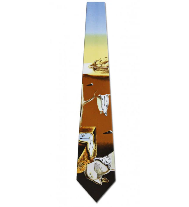 Dali's Warping Time Necktie